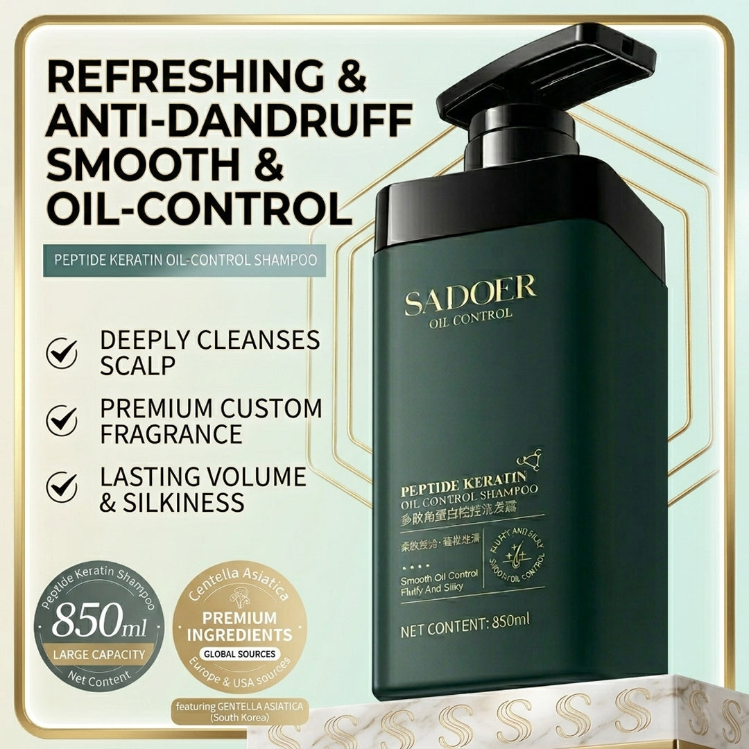 Sadoer Peptide Keratin Oil Control Shampoo 850ml