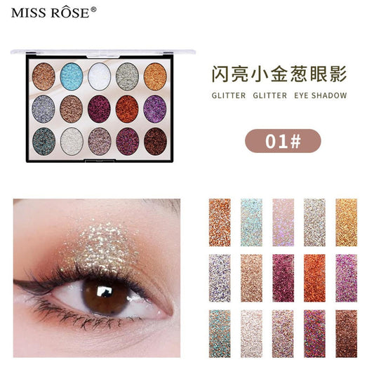 Miss Rose 15 Colour Glitter Kit