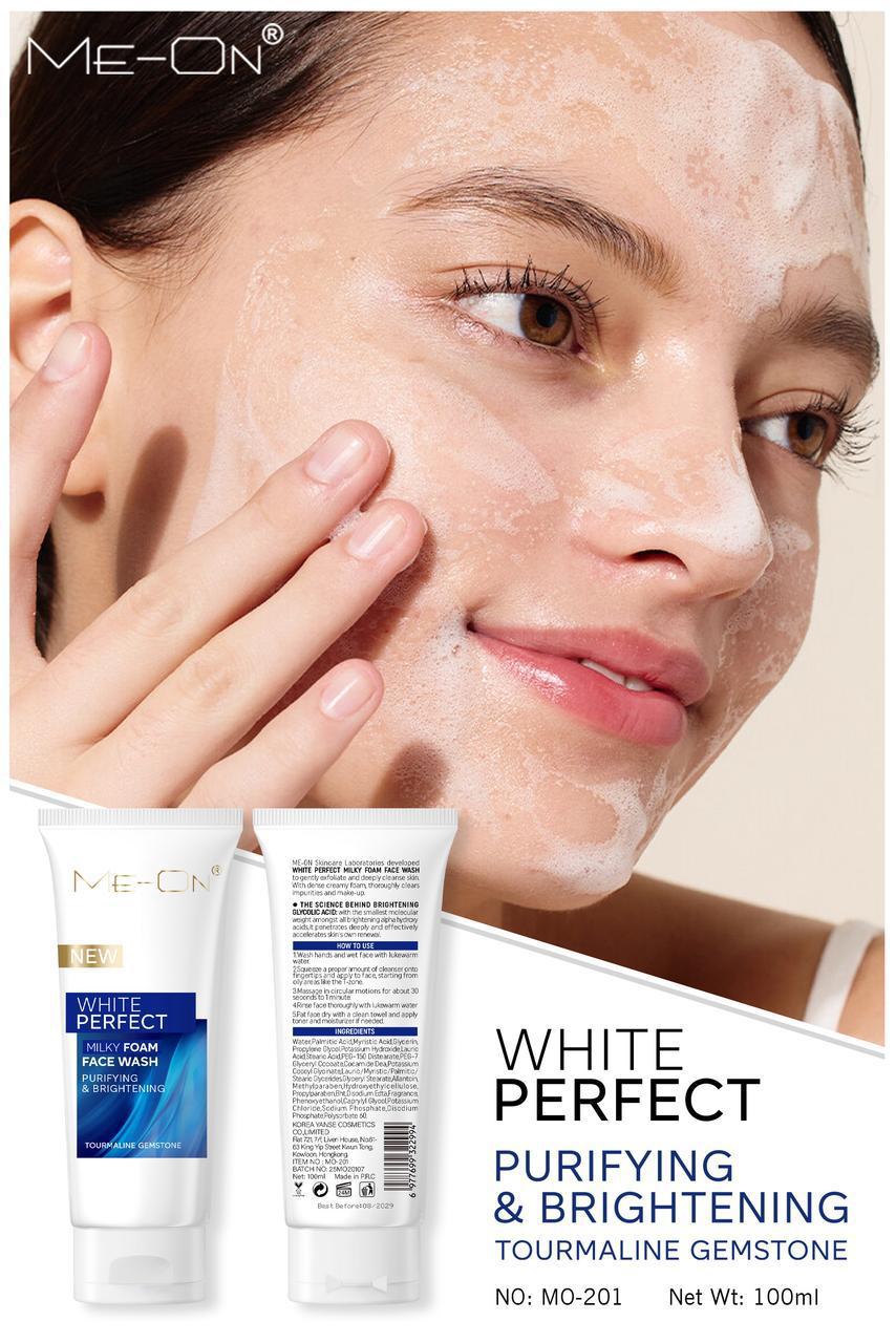 MEON White Perfect Milky Foam Face Wash