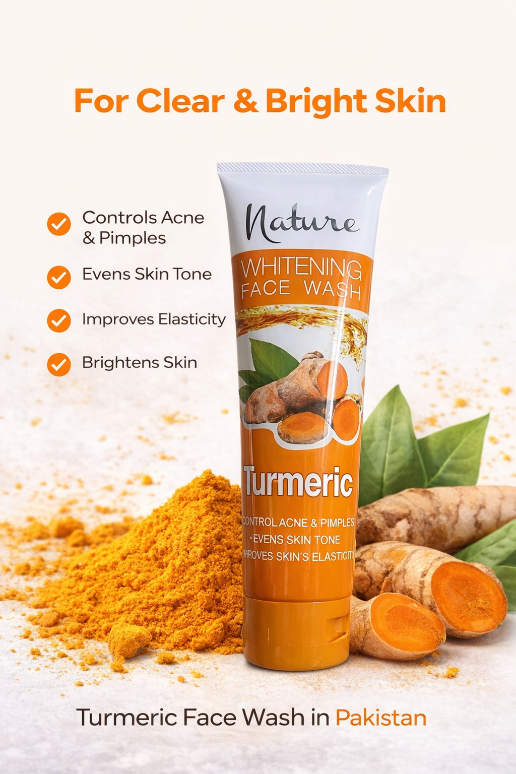 Nature Turmeric Face Wash