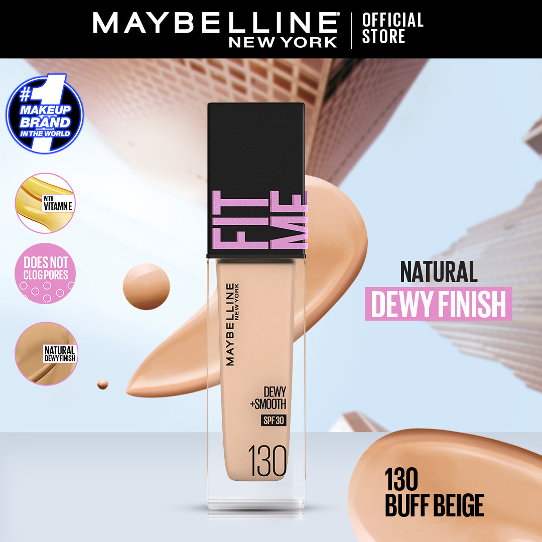 MAYBELLINE NEW YORK FIT ME DEWY & SMOOTH FOUNDATION (30 ML)