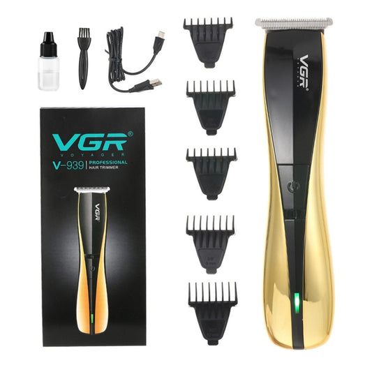 VGR V-939 Professional Hair Trimmer Portable Hair Electric Clipper with Indicator Light.
