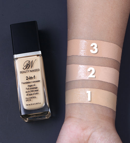 Beauty Naked 2in1 Foundation+Concealer