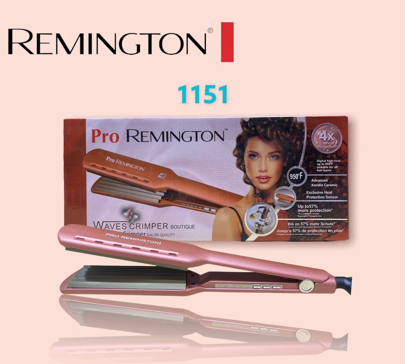 Remington Crimper Model # 1151 – GB Cosmetics