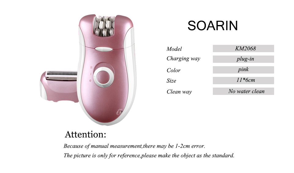 Kemei KM-2068 2 in 1 Shaver Epilator