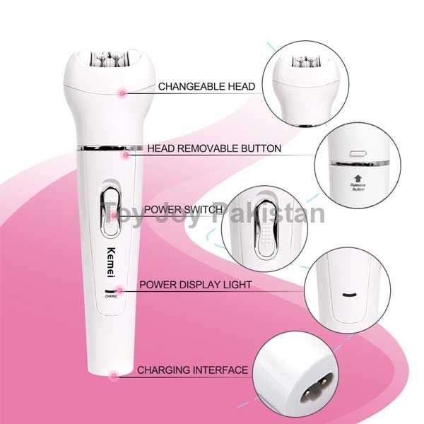 Kemei 5 in 1 Shaver Epilator  KM-2199