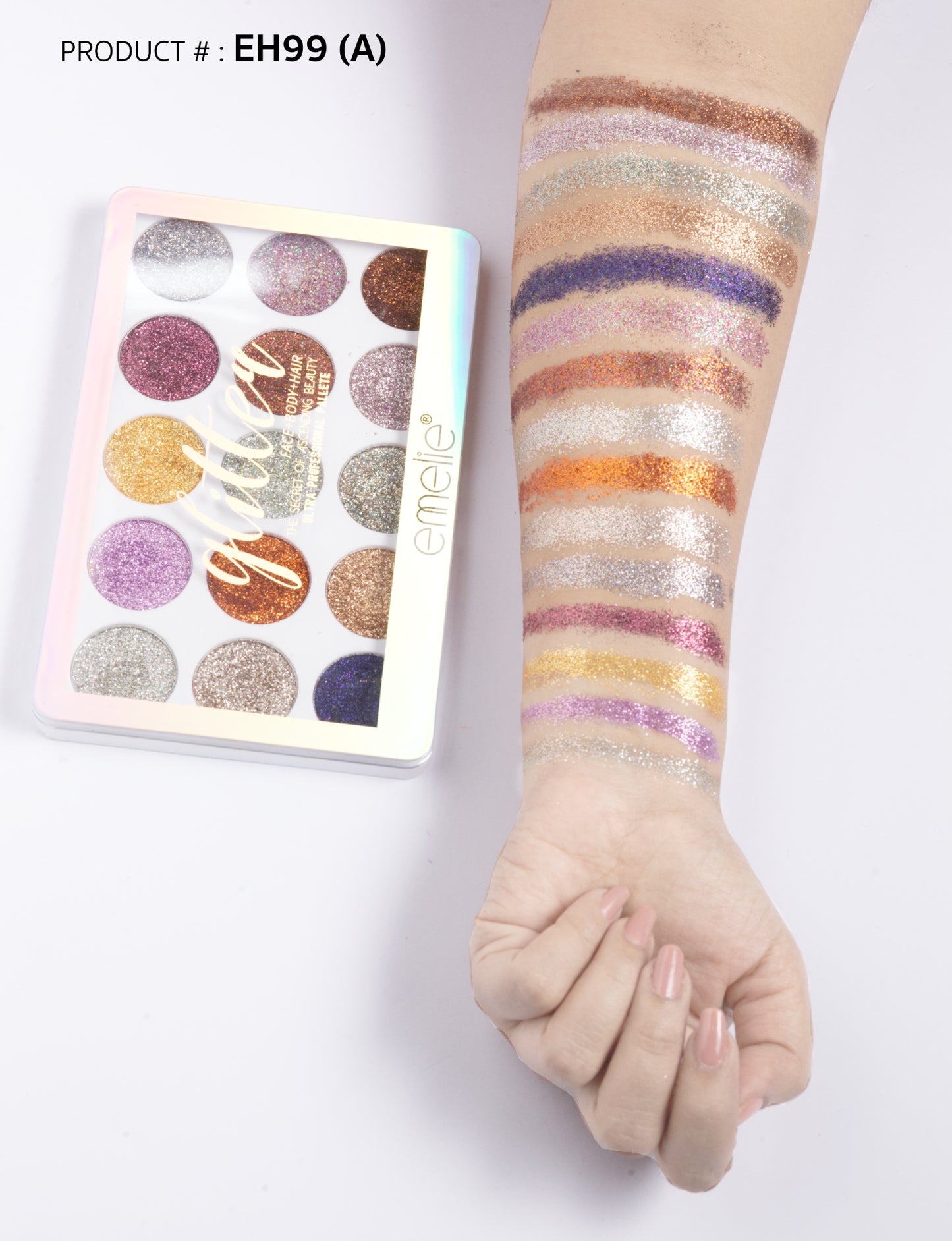 Emelie 15 Colour Glitter Kit