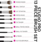 13 Pieces B.H Cosmetics STUDIO PRO Brush Set